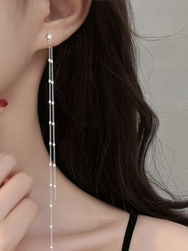 Серьги женские длинные