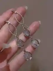 Серьги бижутерия женские, вечерние сережки
