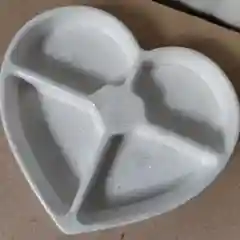 Подставка декоративная Сердце, Декор для дома из гипса