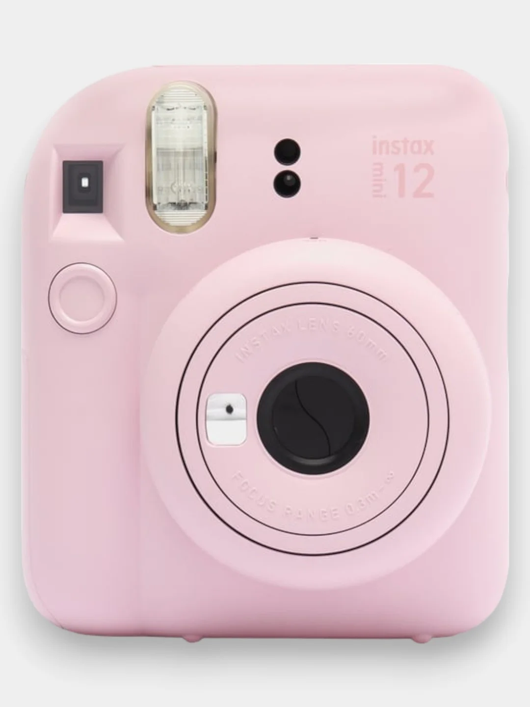 Розовый фотоаппарат моментальной печати Fujifilm Instax Mini 12