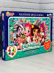 Ходилка детская Бродилка для детей Настольная игра Энчантималс учим буквы азбука фея мульт