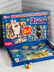 Настольная игра Настолка ходилка Бродилка фишки кубик игровое поле домовенок домовой Буба