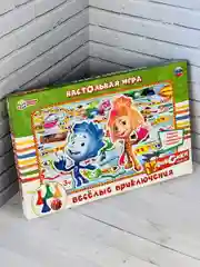 Настольная игра для детей Ходилка бродилка Фиксики с фишками Нолик Симка из мультфильма