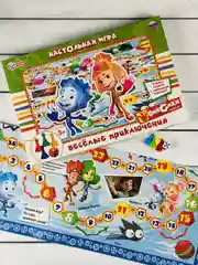 Настольная игра для детей Ходилка бродилка Фиксики с фишками Нолик Симка из мультфильма