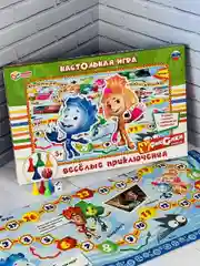 Настольная игра для детей Ходилка бродилка Фиксики с фишками Нолик Симка из мультфильма