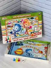 Настольная игра для детей Ходилка бродилка Фиксики с фишками Нолик Симка из мультфильма