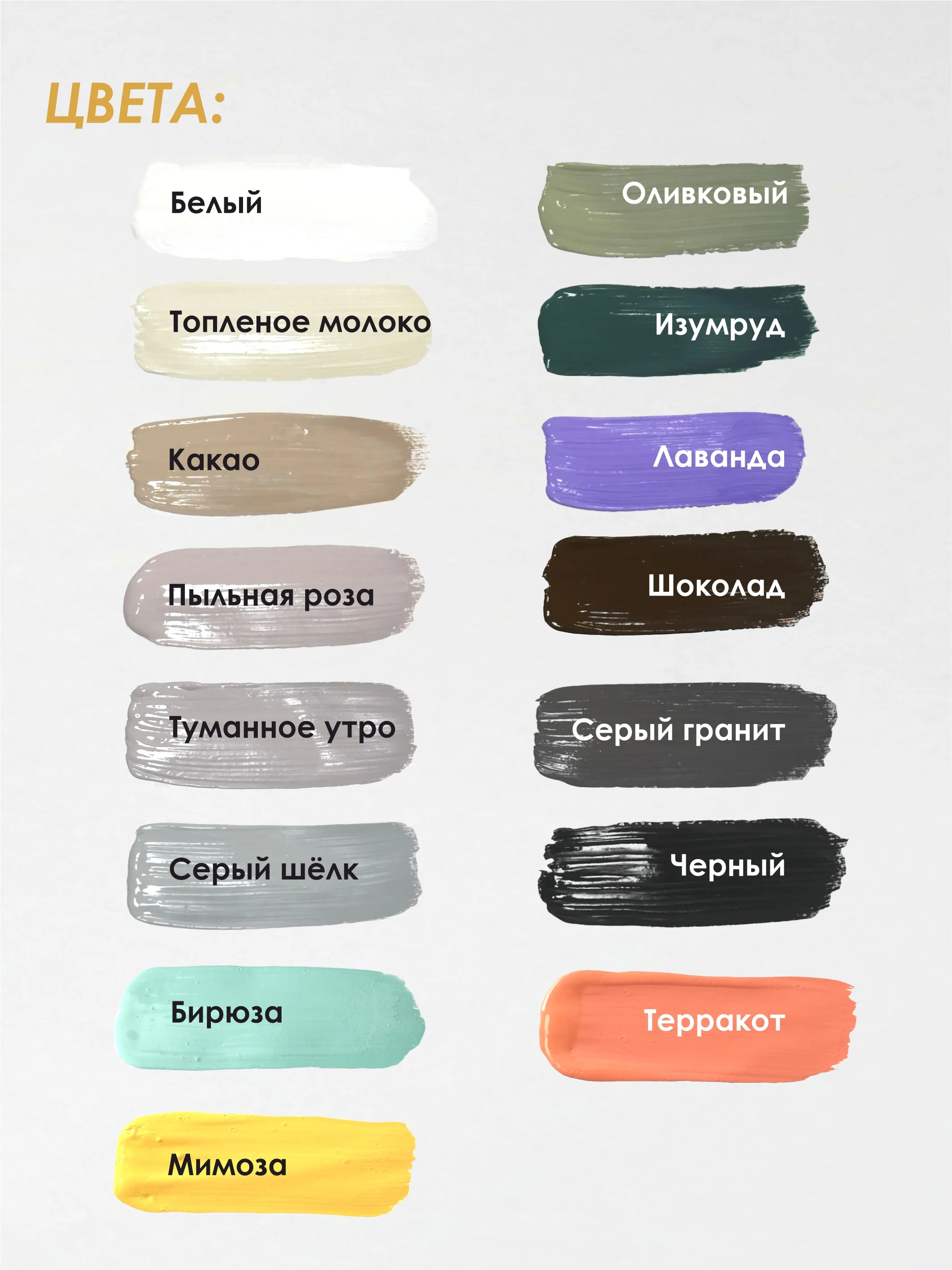 Конфетный краска для мебели Solex