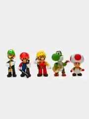 Разноцветный фигурка: Набор коллекционный Mario (11 - 13 см.) (Марио) (Музыканты)