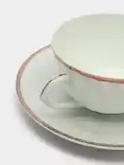 Белый чайная пара