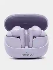 Сиреневый беспроводные наушники TRANYOO Wireless Stereo Earphone TWS, T-M26 вакуумные