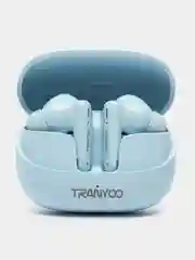 Голубой беспроводные наушники TRANYOO Wireless Stereo Earphone TWS, T-M26 вакуумные