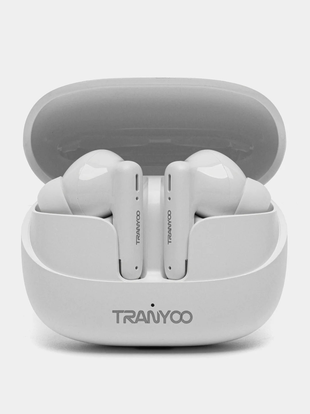 Белый беспроводные наушники TRANYOO Wireless Stereo Earphone TWS, T-M26 вакуумные