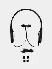 Черный беспроводные спортивные наушники TRANYOO Wireless Stereo Earphone, T-M28 крепление на шее