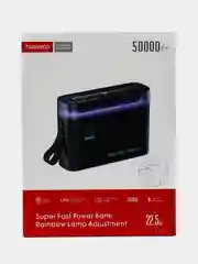 Внешний аккумулятор TRANYOO T-L5, повербанк 50000 mAh с функцией быстрой зарядки и ночника