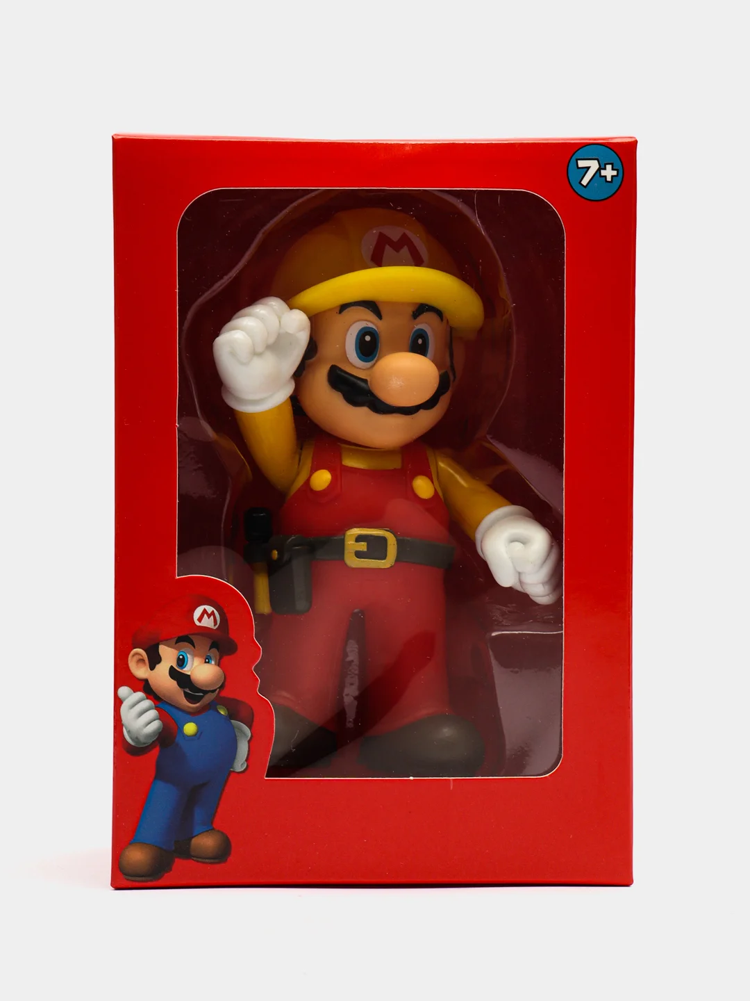 Разноцветный фигурка: Mario (Марио Строитель) 12см.