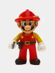 Разноцветный фигурка: Mario (Марио Пожарный) 12см.