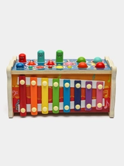 Игровой набор 7 в 1 Brauberg Kids, 665249, сортер для малышей, магнитная рыбалка, игрушки