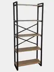 Белый стеллаж Лофт 5 цветов (5 полок)