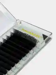 Ресницы для наращивания Nagaraku MIX 8-15 mm (Нагараку), изгиб C, D, 4D, черные