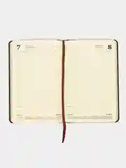Ежедневник датированный 2025 Brauberg, планер планинг записная книжка А5, под кожу