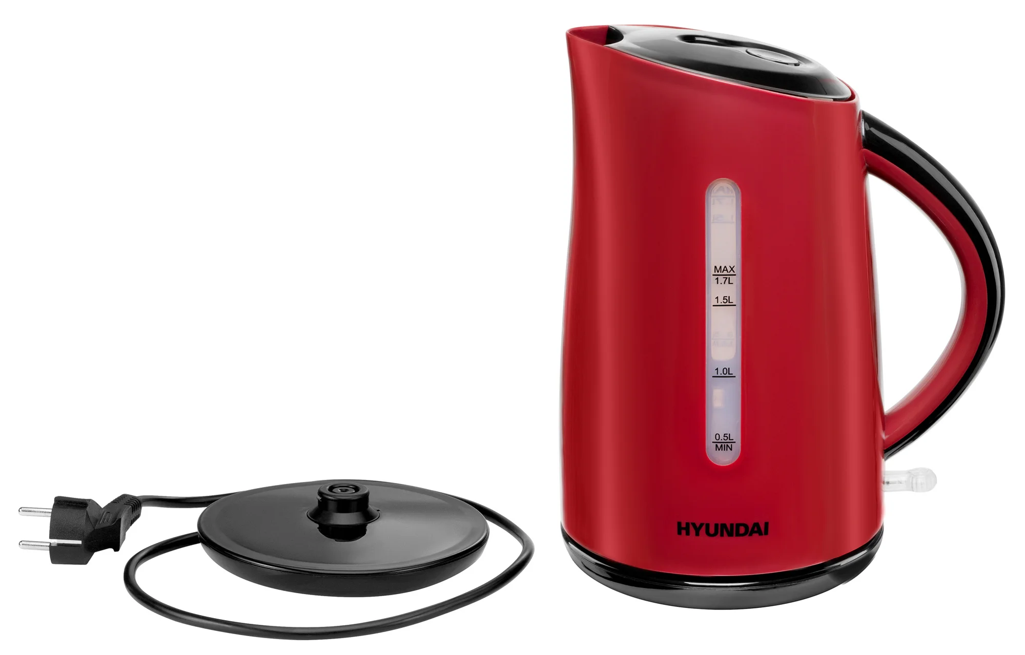 Чайник электрический Hyundai HYK-P3024, 1.7 л, 2200 Вт