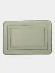 Коврик для ванной DeNASTIA "Soft Collection" 55x80см, мемори, оливковый