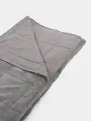 Покрывало DeNASTIA вельвет 200x240см, цвет серый