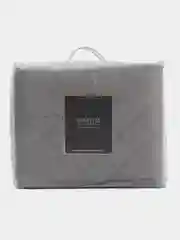 Покрывало DeNASTIA велюр 240x240см, цвет серый