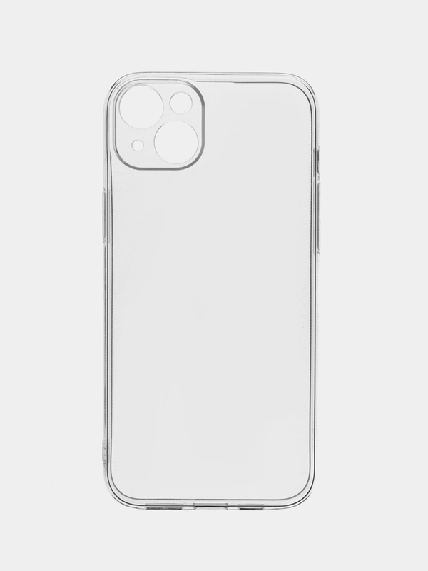 Чехол iPhone 12, 13, 14, 15, Pro, Pro Max, Plus, с зазитой камеры, прозрачный