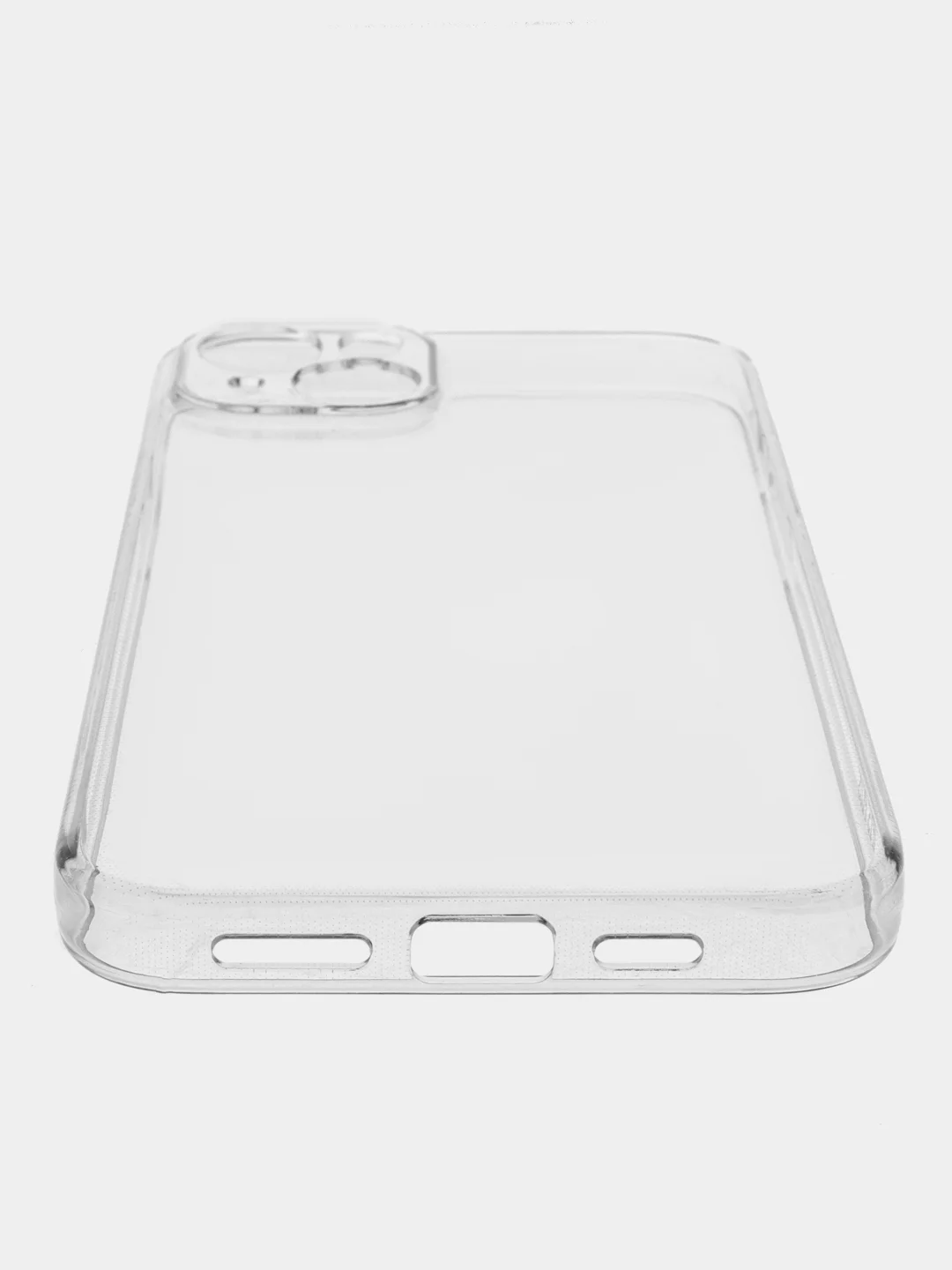 Чехол iPhone 12, 13, 14, 15, Pro, Pro Max, Plus, с зазитой камеры, прозрачный