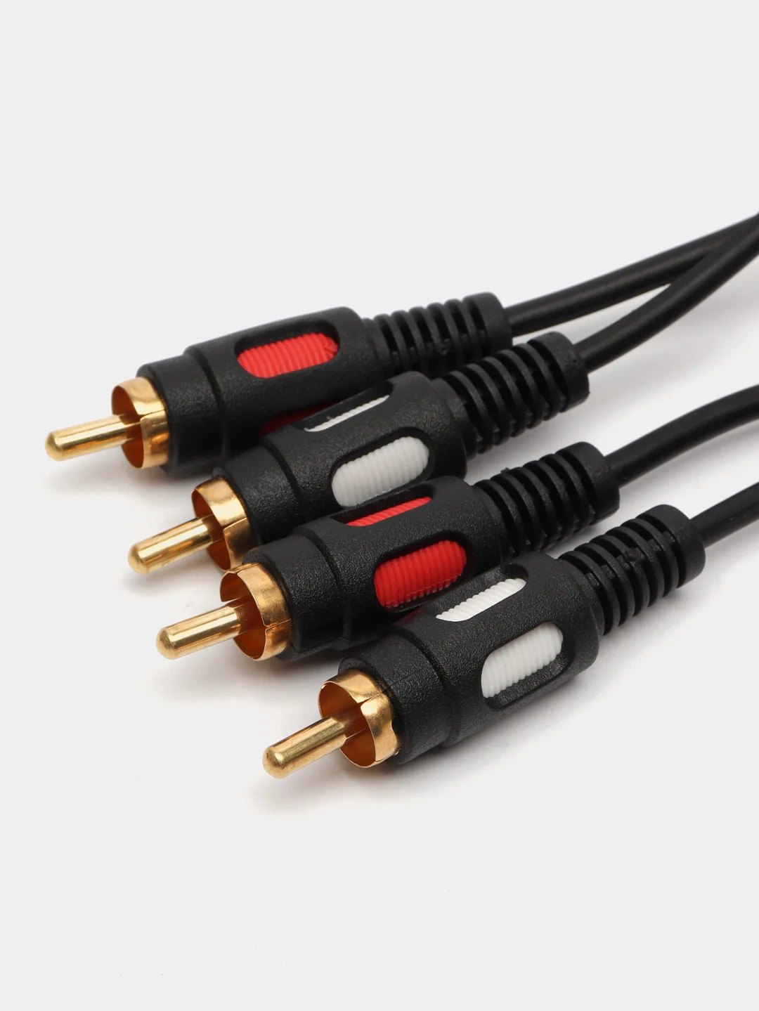 Кабель шнур RCA 2х2 (тюльпаны, колокольчики) 1,5м, 3м, 5м
