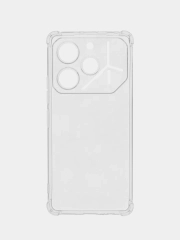 Чехол для Tecno Pova 6 / Pova 6 Pro 5G (Техно Пова 6/ 6Про 5Джи) прозрачный противоударный