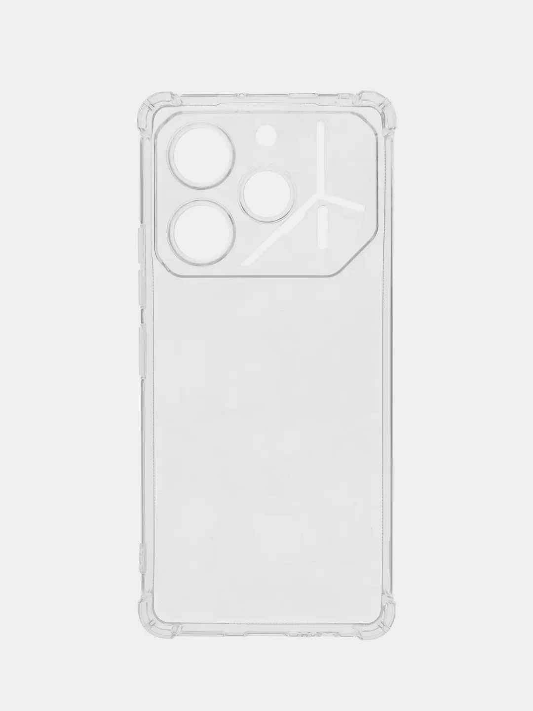 Прозрачный чехол для Tecno Pova 6 / Pova 6 Pro 5G (Техно Пова 6/ 6Про 5Джи) прозрачный противоударный