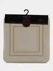 Коврик для туалета DeNASTIA "Soft Collection" 50x50см, мемори, молочный