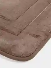Коврик для туалета DeNASTIA "Soft Collection" 50x50см, мемори, бежевый
