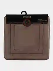 Коврик для туалета DeNASTIA "Soft Collection" 50x50см, мемори, бежевый