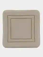 Коврик для туалета DeNASTIA "Soft Collection" 50x50см, мемори, молочный