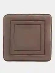 Коврик для туалета DeNASTIA "Soft Collection" 50x50см, мемори, бежевый