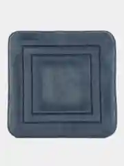 Коврик для туалета DeNASTIA "Soft Collection" 50x50см, мемори, синий