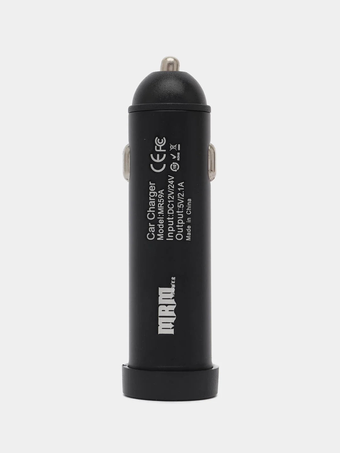 Черный зарядное автомобильное удлиненное АЗУ Usb 1x MRM MR59A