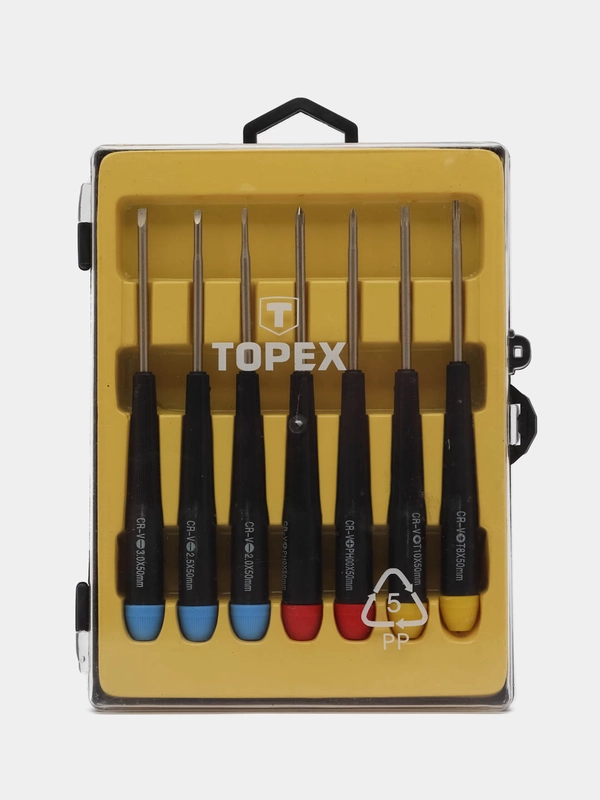 Набор прецизионных отверток TOPEX 7 шт