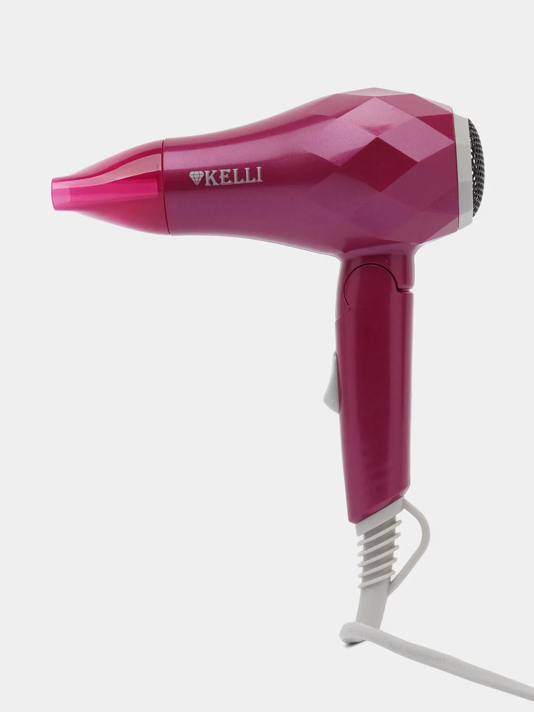 Розовый фен kelli kl-1124