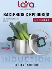 Кастрюля LARA "Изумруд"