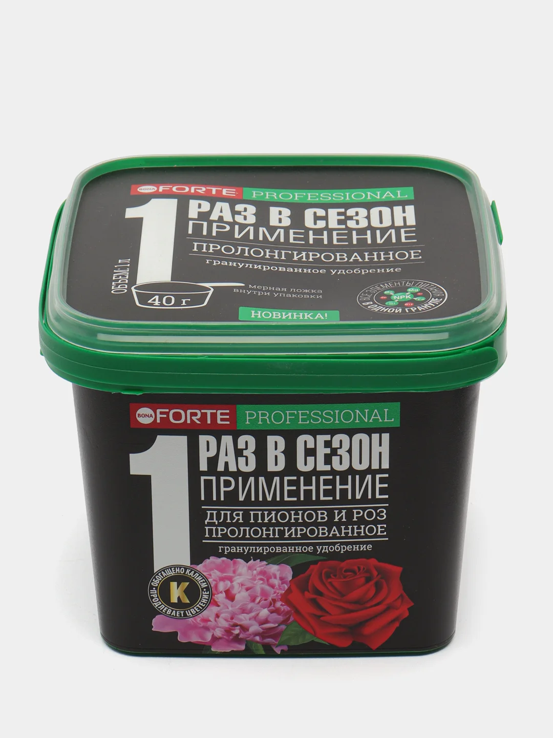 Бона Форте 1л Пионы и Розы с кремнием (ведро)