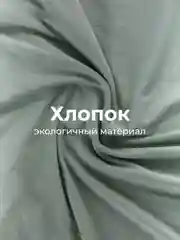 Оливковый простыня на резинке 160х200х25см трикотажная хлопок 100%