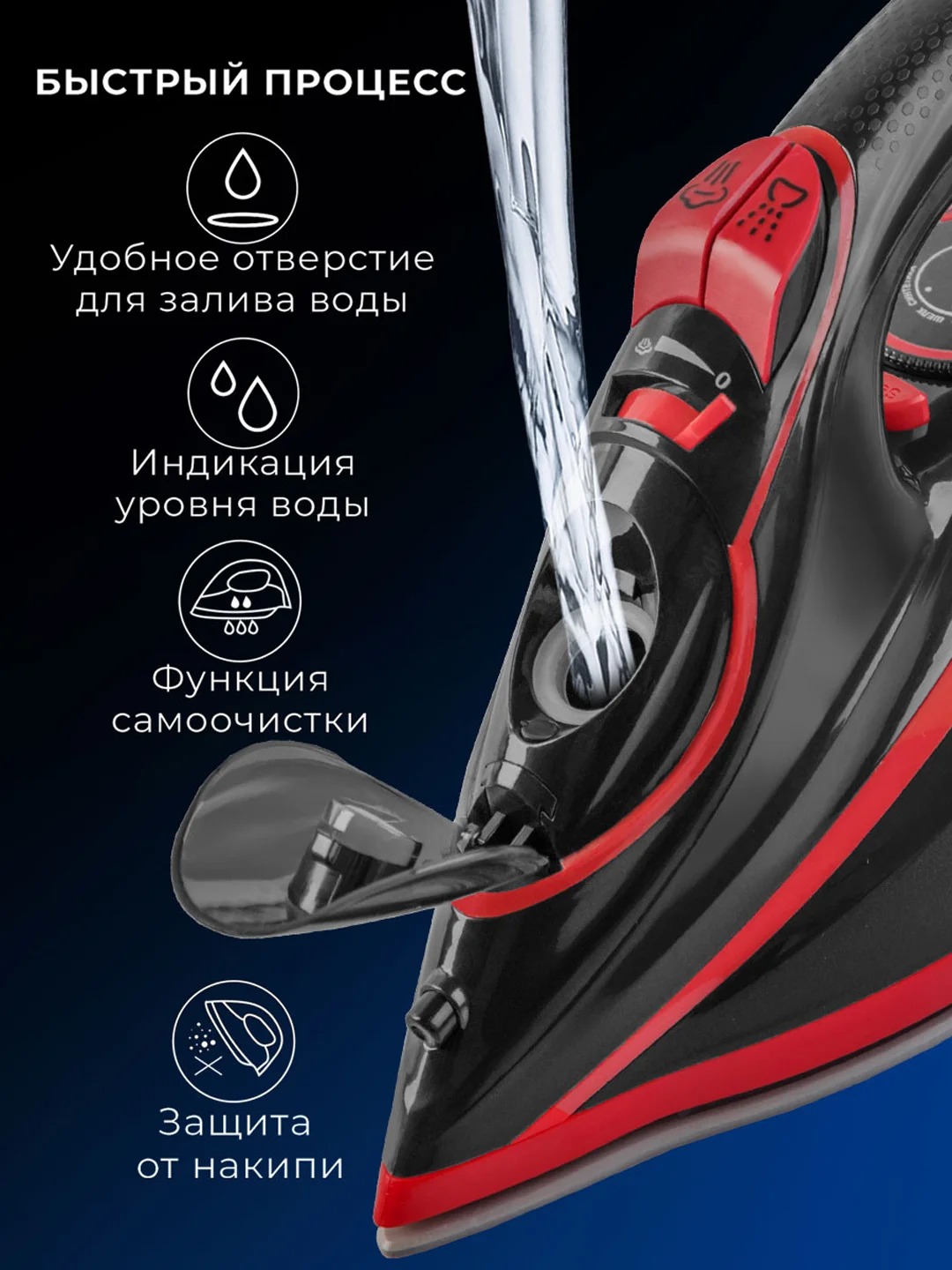 Утюг электрический Endever Delta-225