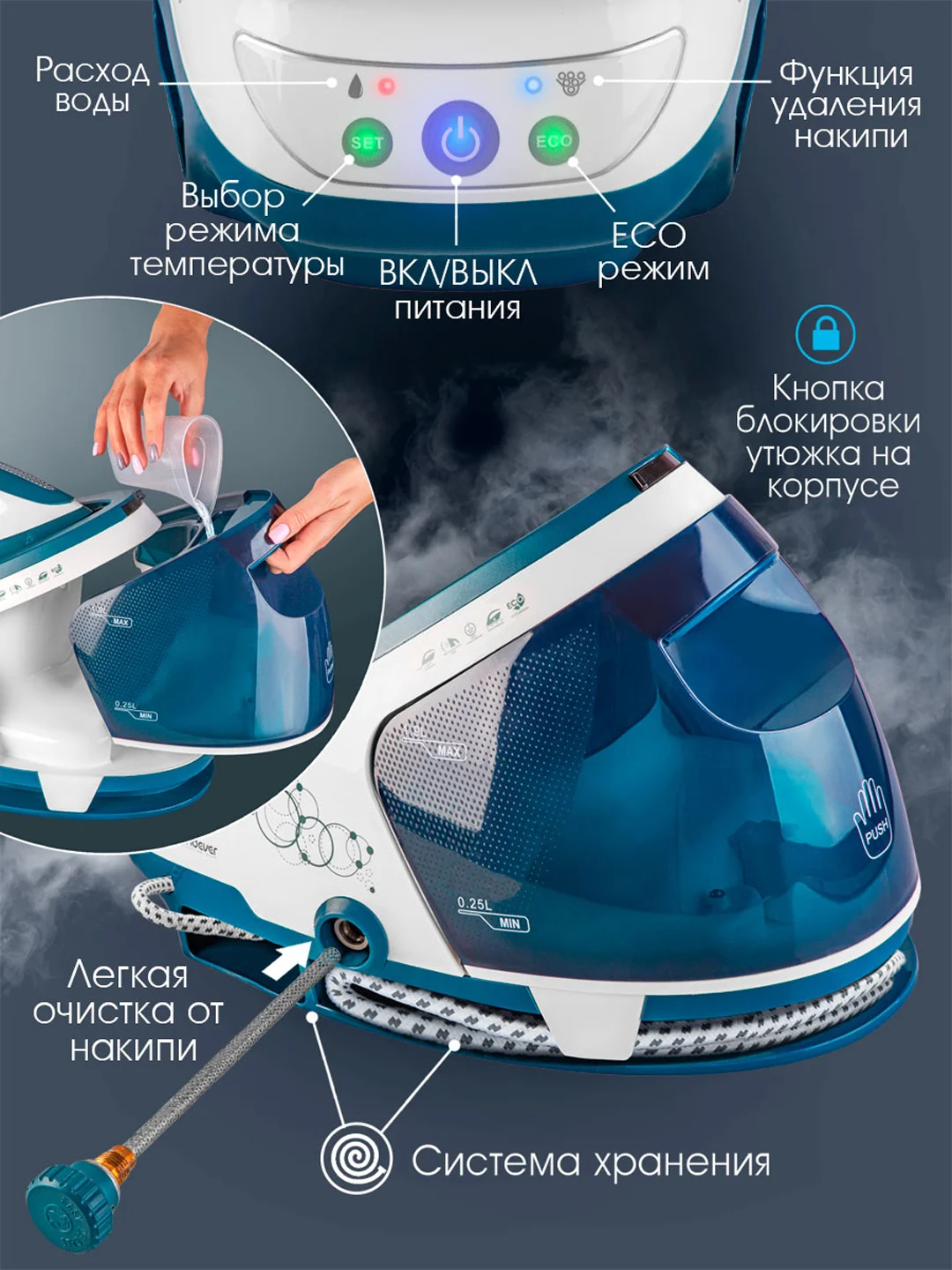 Электрический парогенератор ENDEVER Delta-500