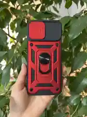 Красный чехол противоударный armors для Huawei Nova Y61 / Нова У61 с защитой камеры