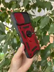 Красный чехол противоударный armors для Huawei Nova Y61 / Нова У61 с защитой камеры
