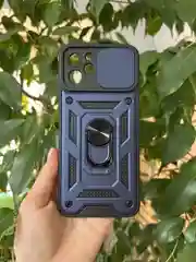 Темно-синий чехол противоударный armors для Huawei Nova Y61 / Нова У61 с защитой камеры